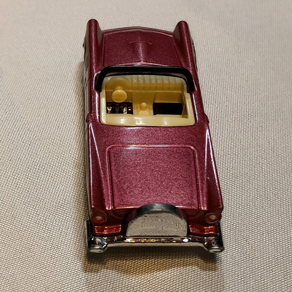 2020 Matchbox City #14 1957 Ford Thunderbird Convertible Pink Rose,Loose, 1:64. - Picture 4 of 7